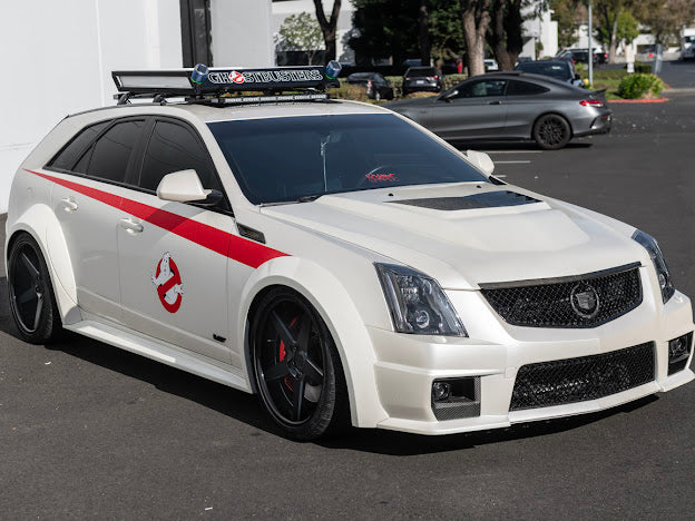 2009-2015 Cadillac CTS/CTS-V V2 SDP Carbon Fiber Headlight  Internal Housings Bezels